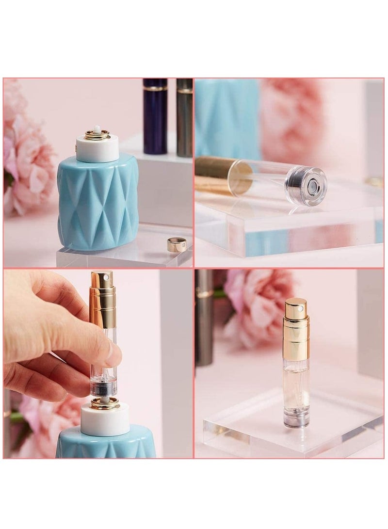 SYOSI 2 Pcs 5ml Portable Aluminum Alloy Shell Mini Perfume Atomizer - Image 2