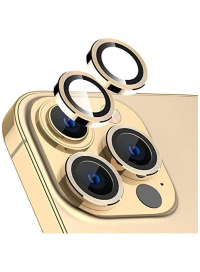 ACLIX Camera Lens Protector Compatible with iPhone 13 Pro 13 Pro Max  Premium Tempered Glass Circle Film Aluminum Alloy Full Fit Lens Ring Cover Anti Scratch - Image 4