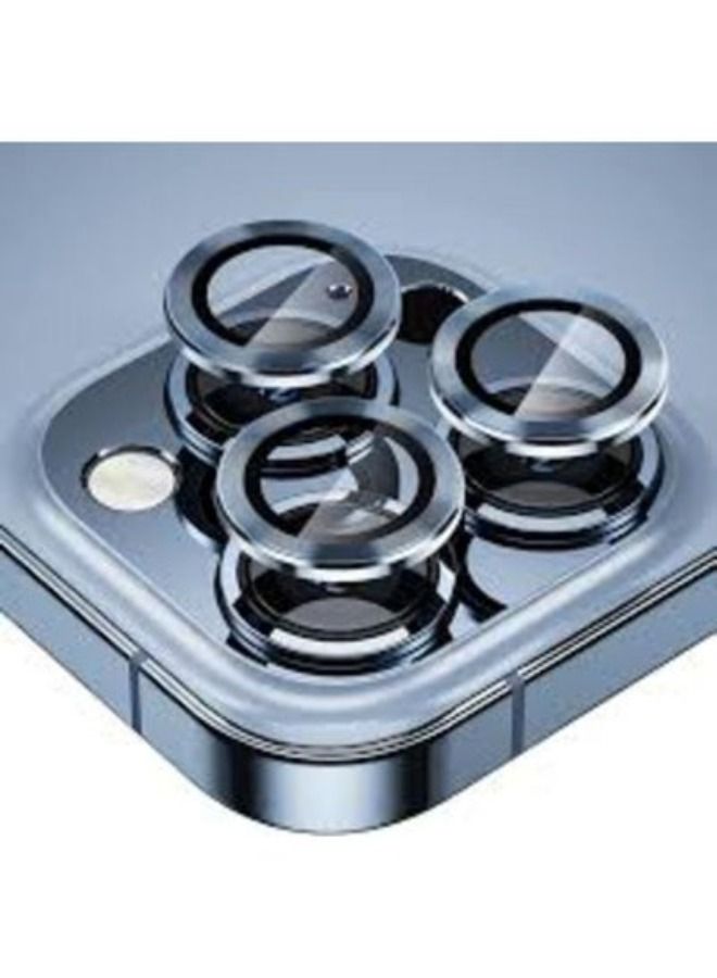 ACLIX Camera Lens Protector Compatible with iPhone 13 Pro 13 Pro Max  Premium Tempered Glass Circle Film Aluminum Alloy Full Fit Lens Ring Cover Anti Scratch - Image 2