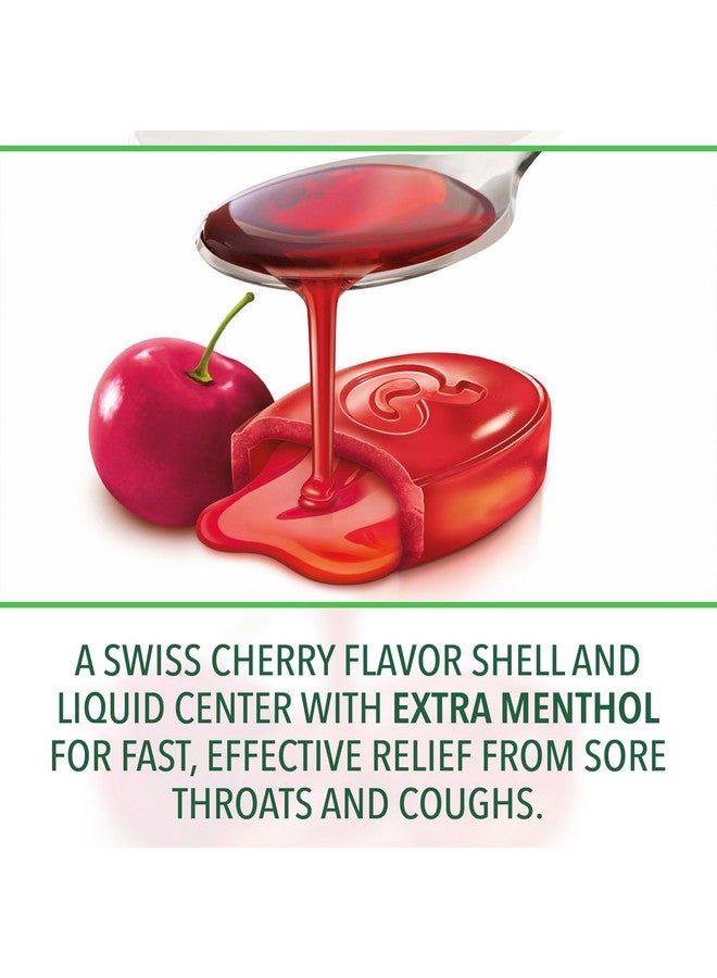 Ricola Ricola Max Swiss Cherry Throat Care Large Bag | Cough Suppressant Drops | Dual Action Liquid Center | Soothing Long-Lasting Relief - 34 Count (Pack of 1) - Image 3