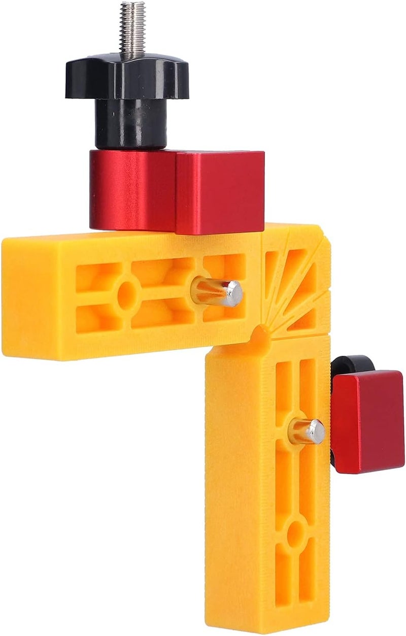 Woodworking Set 120x120mm, Woodworking Clamps, Foldable Plastic Right Angle Positioning Squares with Non Slip Grip, Inch Metric Scale for Carpentry and DIY - Image 4