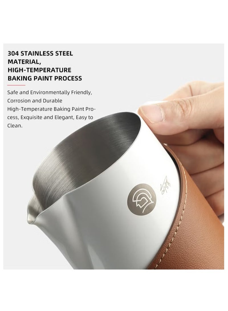 زيروهيرو “زيرو هيرو إبريق لاتيه آرت فاخر 600 مل – بالتعاون مع ليو تشيانغ، للمحترفين، فم مزدوج على شكل V، من الستانلس ستيل” - Image 2