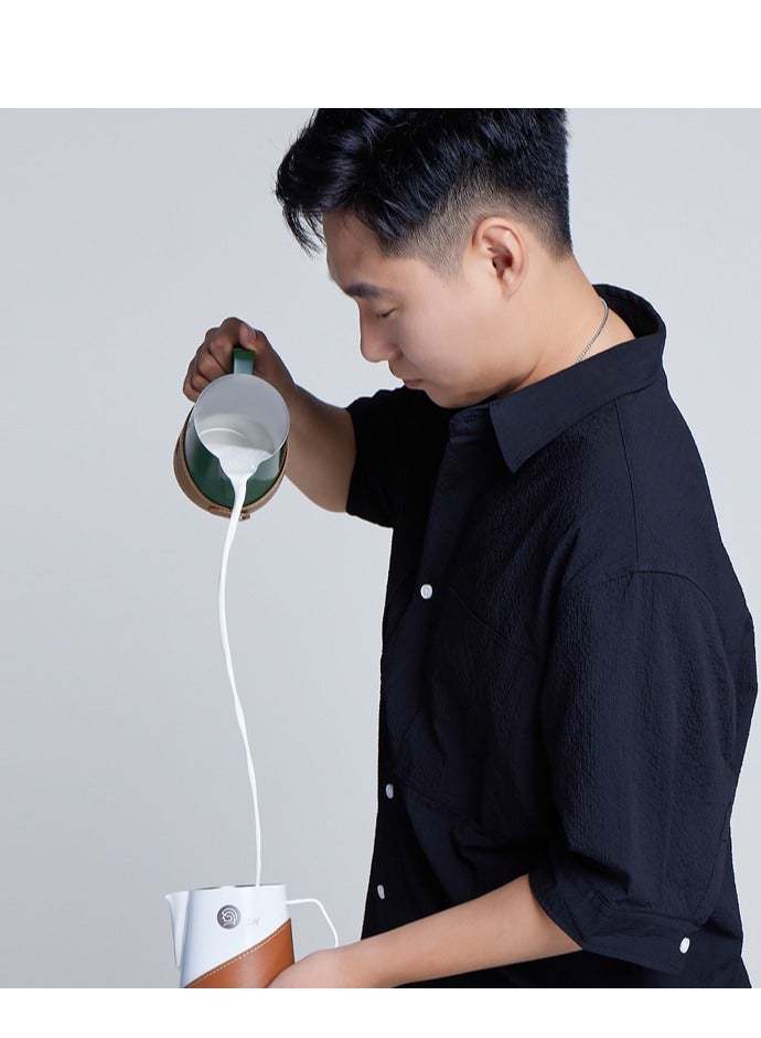 زيروهيرو “زيرو هيرو إبريق لاتيه آرت فاخر 600 مل – بالتعاون مع ليو تشيانغ، للمحترفين، فم مزدوج على شكل V، من الستانلس ستيل” - Image 4