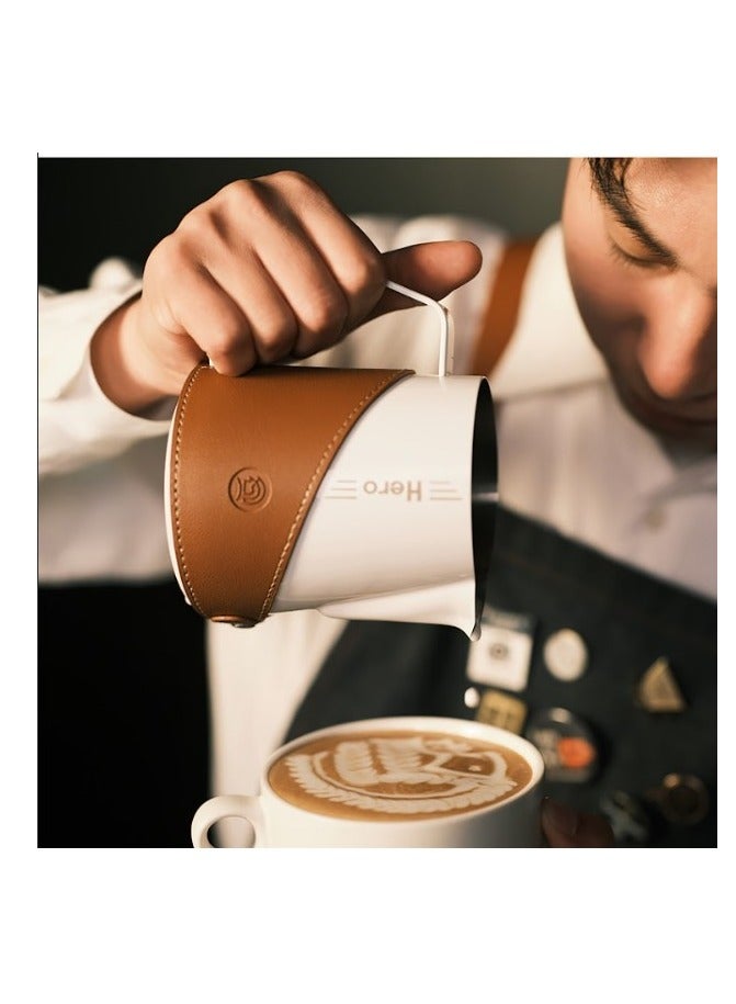 زيروهيرو “زيرو هيرو إبريق لاتيه آرت فاخر 600 مل – بالتعاون مع ليو تشيانغ، للمحترفين، فم مزدوج على شكل V، من الستانلس ستيل” - Image 5