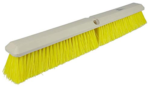 Weiler 42165 Perma-Sweep 18" Block Size, Yellow Polystyrene Fill, Medium Sweeping Floor Brush - Image 4