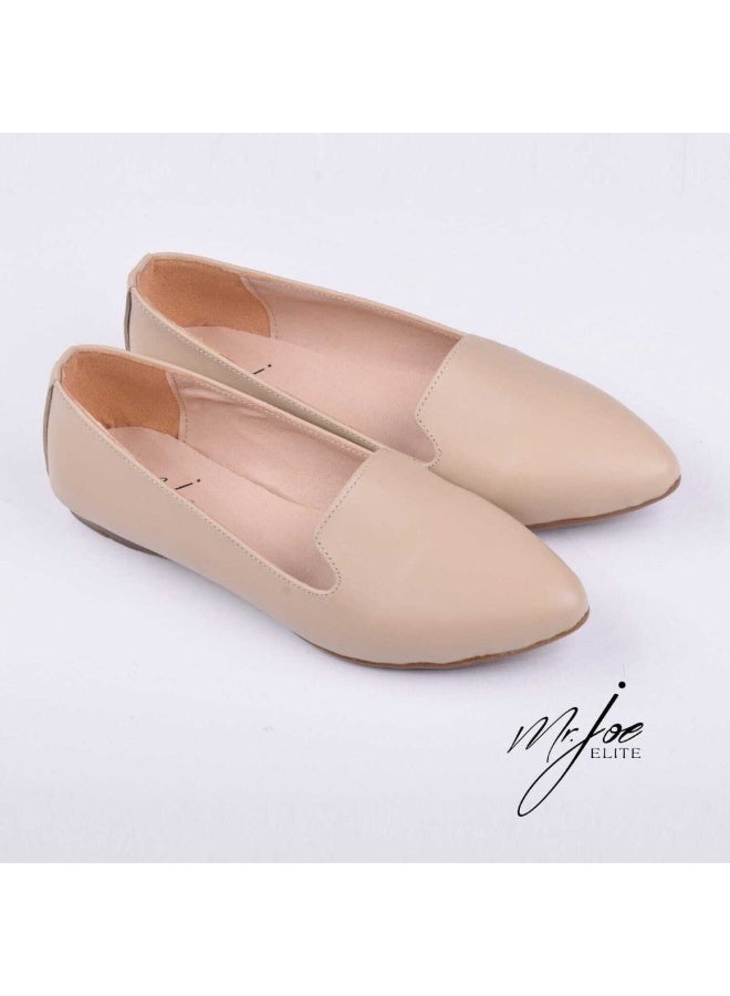 Mr.joe Espadrilles Toecap Slip On Leather Flats For Women - Image 1