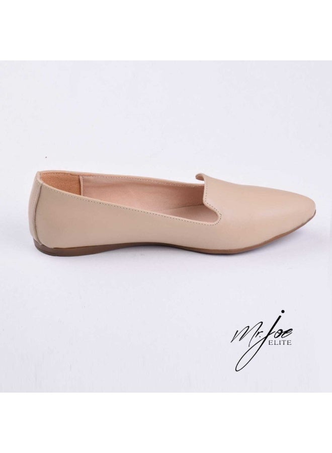 Mr.joe Espadrilles Toecap Slip On Leather Flats For Women - Image 4