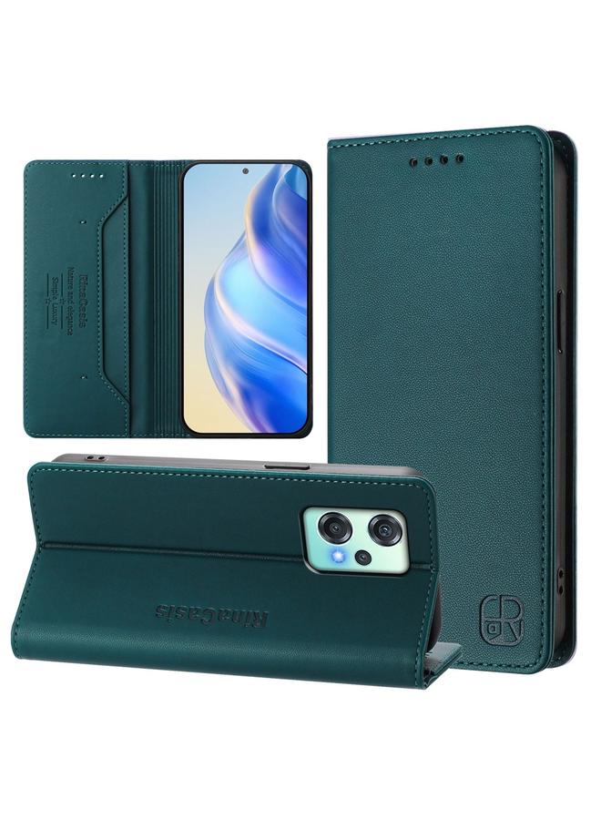 اس-توب جراب لهاتف OnePlus Nord CE 2 Lite 5G / Nord 2 Lite RC01، جراب هاتف جلدي مزدوج الطي مزود بخاصية الشفط المغناطيسي بتقنية RFID - Image 1