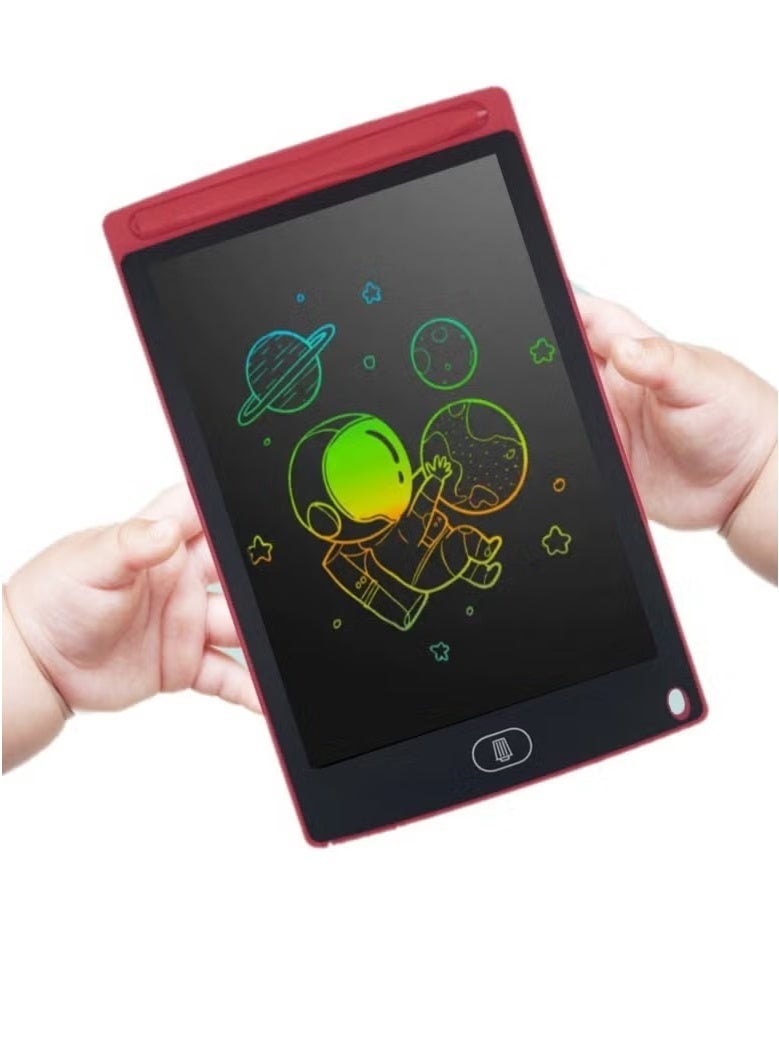 LCD Writing Tablet 8.5 Inch – Reusable Drawing & Writing Pad for Kids – Portable Doodle Board with Erase Button & Stylus – Educational Learning Toy for Boys & Girls at Home, School, or Travel - Image 2