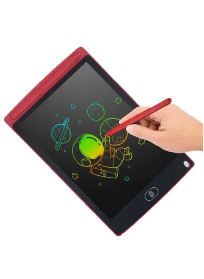 LCD Writing Tablet 8.5 Inch – Reusable Drawing & Writing Pad for Kids – Portable Doodle Board with Erase Button & Stylus – Educational Learning Toy for Boys & Girls at Home, School, or Travel - Image 3