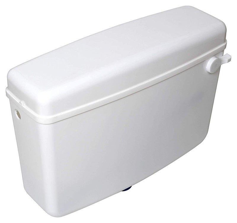 PAUL Polypropylene Standard Single Toilet Flush Tank Flushing Cistern 10 L White - Image 4