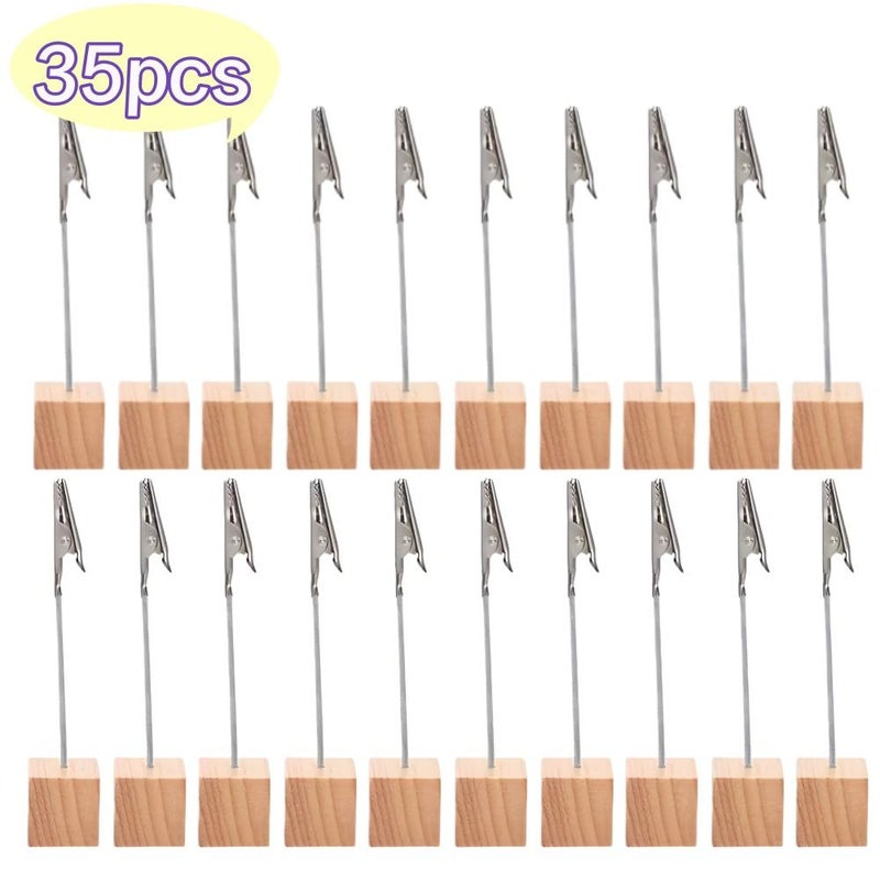 A Set Of 35 Vintage Square Wooden Racks For Displaying Photos Cards And Memos Ideal For Showcasing Pictures Posters And Certificates Home Office Wedding Birthday Party Decor - Image 1