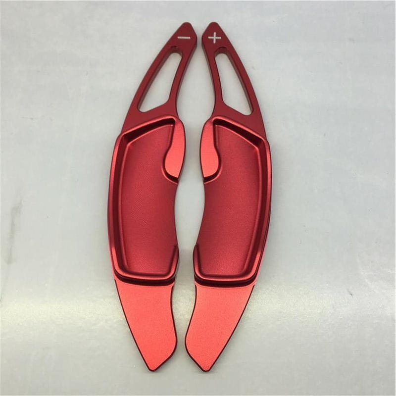 Vuzmode Aluminum Alloy Steering Wheel Paddle Shifters (Red) - Image 1