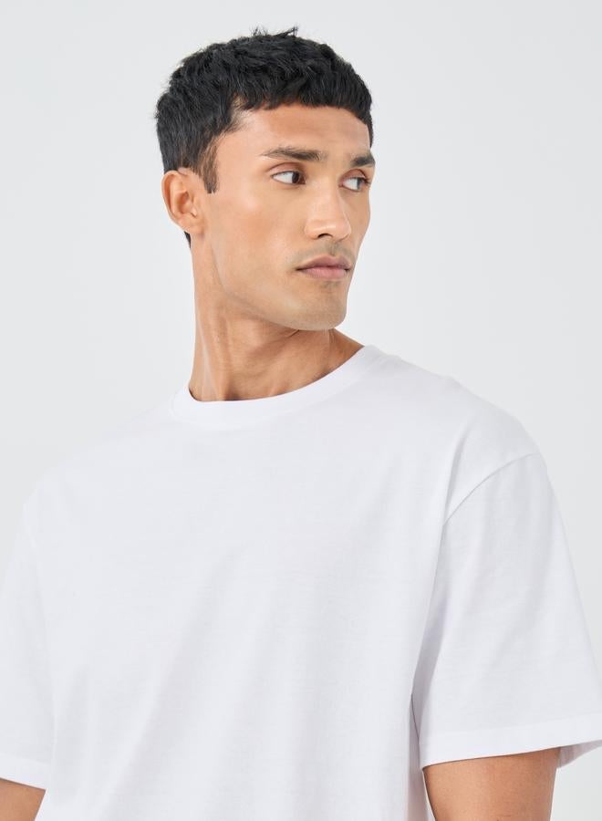 Styli Graphic Print Crew Neck Oversized T-Shirt - Image 4