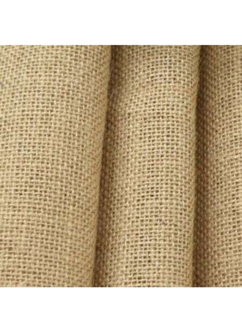 Melike Natural Jute Fabric Cross Stitch Straw Sack Jute Fabric Twine 1 Meter  - Image 2