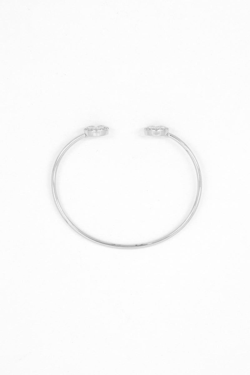 Mestige Women Gemstones Silver  Plated Bracelet, Silver  - Image 4