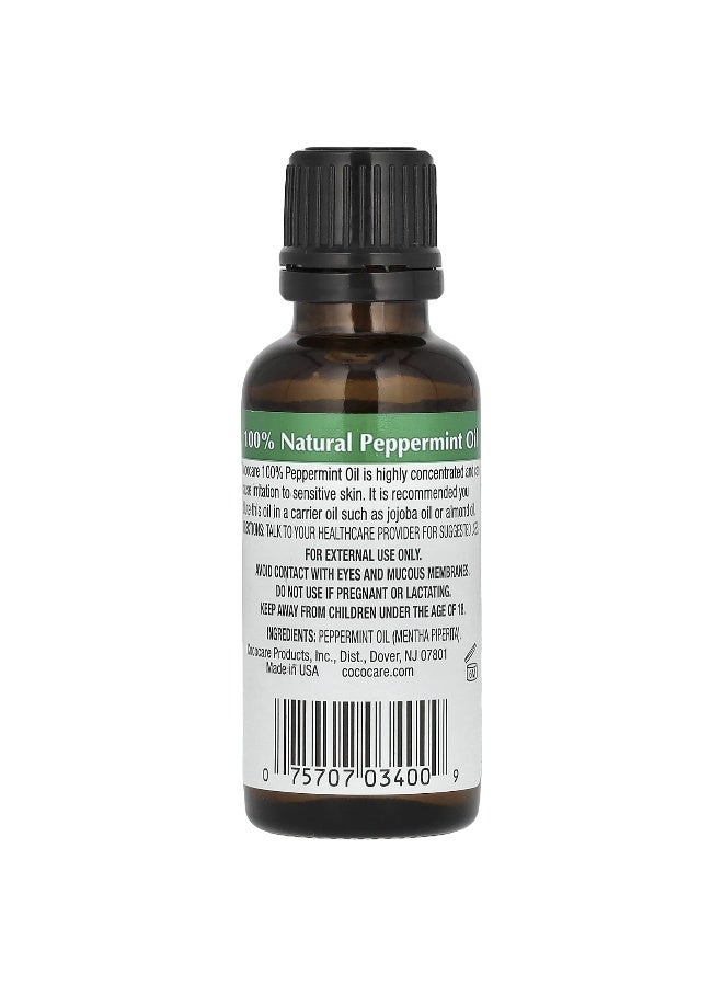 Coco care Cococare, 100% Natural Peppermint Oil, 1 fl oz (30 ml) - Image 2