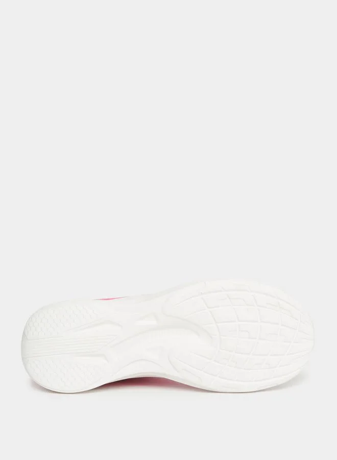 Styli Wave Print Lace-Up Sports Sneakers