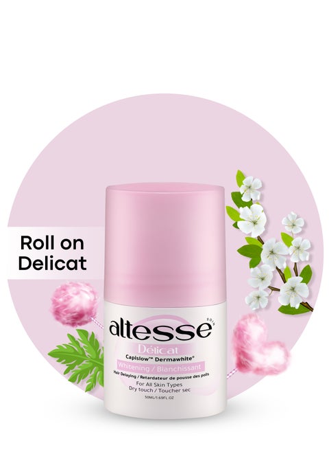 Altesse Soin Whitening and Hair Delaying Roll-On Deodorant Délicat 50Ml