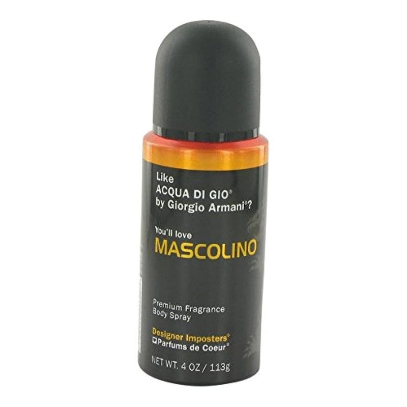 Parfums de Coeur Designer Imposters Mascolino By PARFUMS DE COEUR FOR MEN 4 oz Body Spray - Image 1
