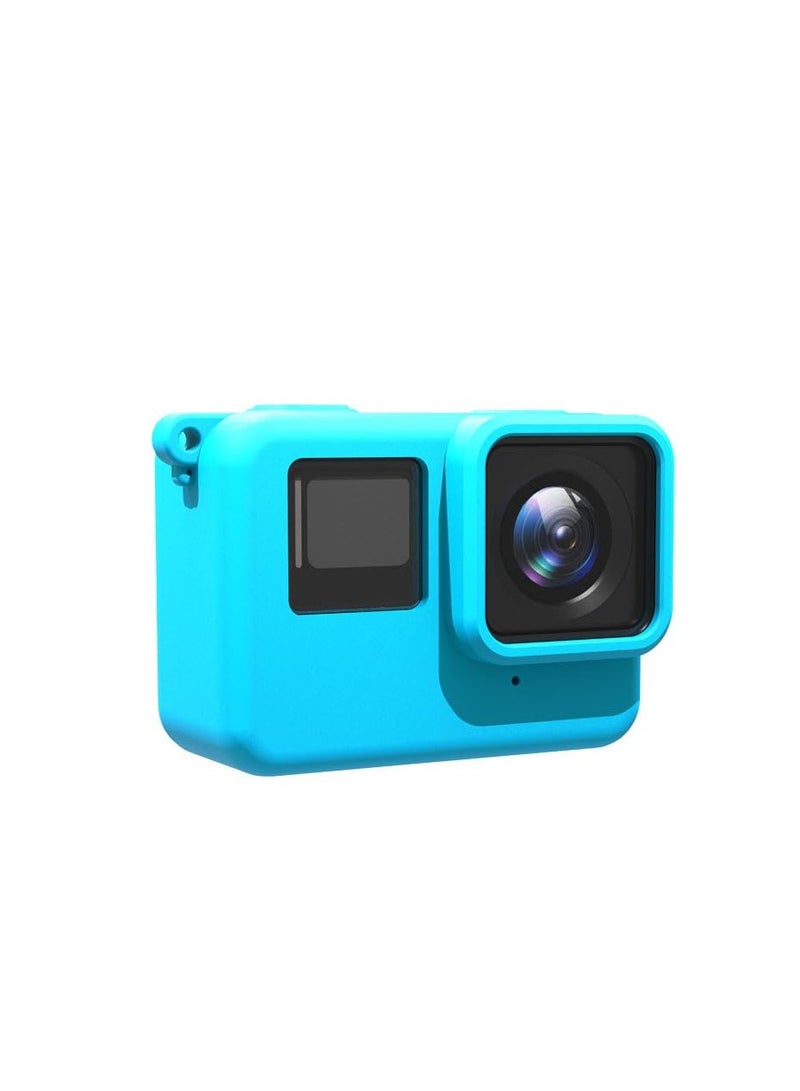 Silicone Cover for Insta360 Ace + Lens Cover for Insta360 Ace Sports Camera Cover Sleeve Case Accessories (Blue)  - Image 4