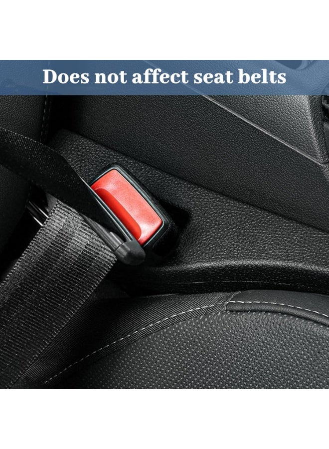 منظم حشو فجوة مقعد السيارة المطور - منظم متعدد الوظائف لسد فجوات المقاعد ومنع سقوط الأغراض،مع مساحة تخزين لسد الفجوات وتخزين العناصر، ملحقات السيارات متعددة الاستخدامات، عبوة من قطعتين باللون الأسود - Image 5