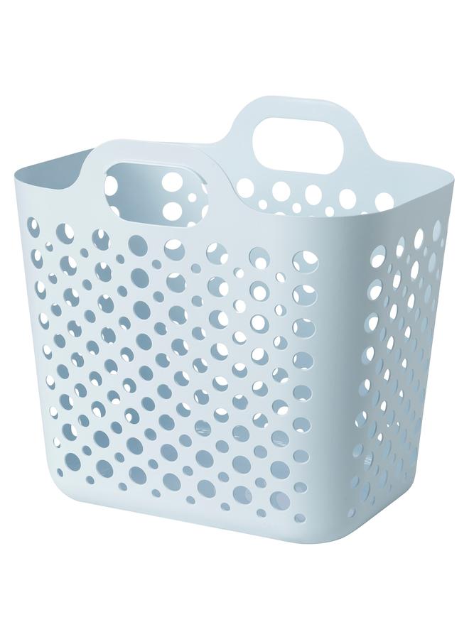 erorex Flexible laundry basket, blue, 24 l - Image 1