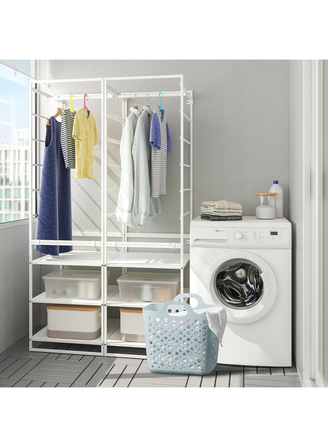 erorex Flexible laundry basket, blue, 24 l - Image 3