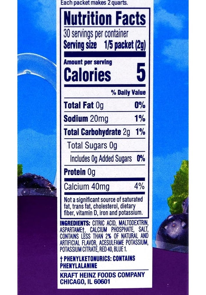 Crystal Light Concord Grape Drink Mix - Image 2
