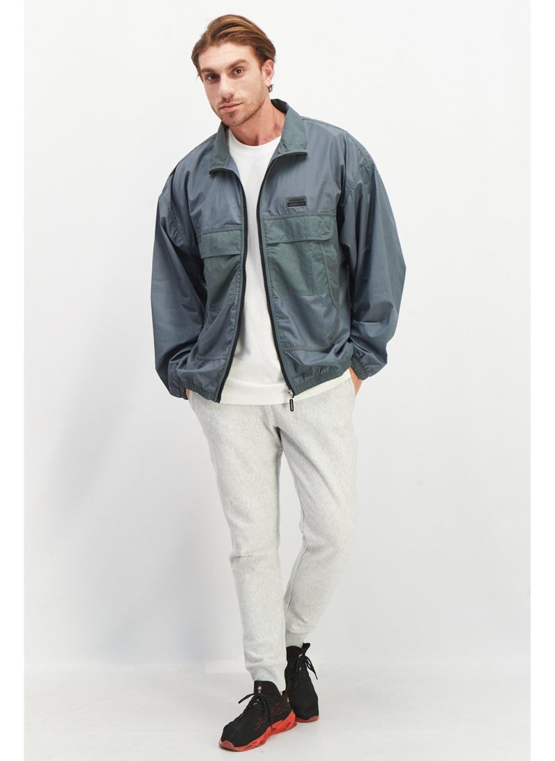 Men Sportswear Fit Long Sleeves Outdoor Jacket, Slate Grey - pzsku/ZC9BF703B48A80156246DZ/45/_/1720166036/46c6041e-cc80-416b-bb16-3cc41206e64d