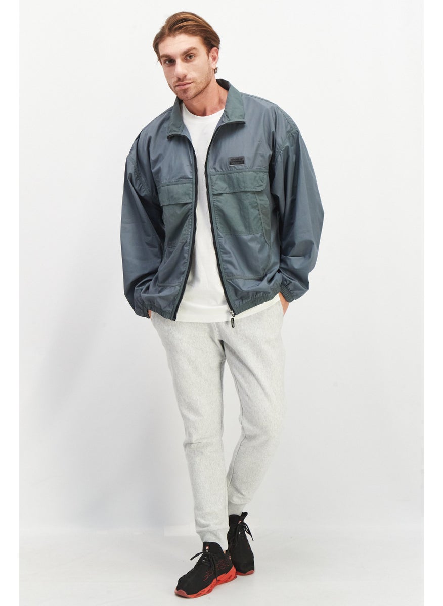 Men Sportswear Fit Long Sleeves Outdoor Jacket, Slate Grey - pzsku/ZC9BF703B48A80156246DZ/45/_/1724350932/41900625-f575-4761-9103-c8b8c5b7d505