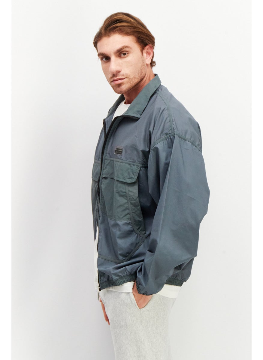 Men Sportswear Fit Long Sleeves Outdoor Jacket, Slate Grey - pzsku/ZC9BF703B48A80156246DZ/45/_/1736691233/b05e515f-f8ef-4bcf-943b-69088fac3057