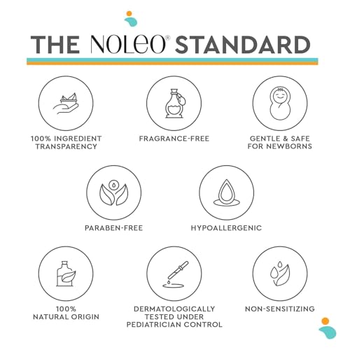 NOLEO 3-in-1 Diaper Care - Baby Cream, Cleanser & Baby Lotion Organic - Diaper Rash Cream - Baby Diaper Rash Ointment - Baby Care Products - Diaper Cream to Clean, Moisturize & Protect Baby Skin, 8 oz - Image 5