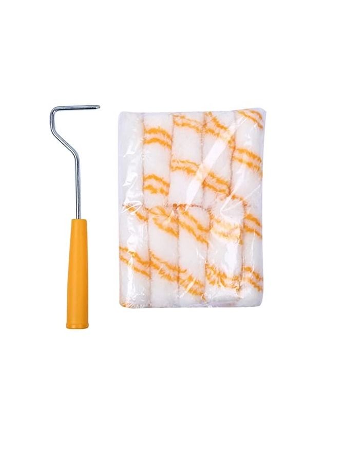 AQSON فرشاة طلاء مع 10 قطع أغطية أسطوانة بديلة - Image 2