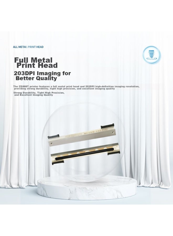 Zebra Zd888t Thermal Label Barcode Printer Hot Transfer Adhesive Express Delivery Qr Code Electronic Shipping Label Capital Price Tag Fba Gk888t Upgrade - Image 2