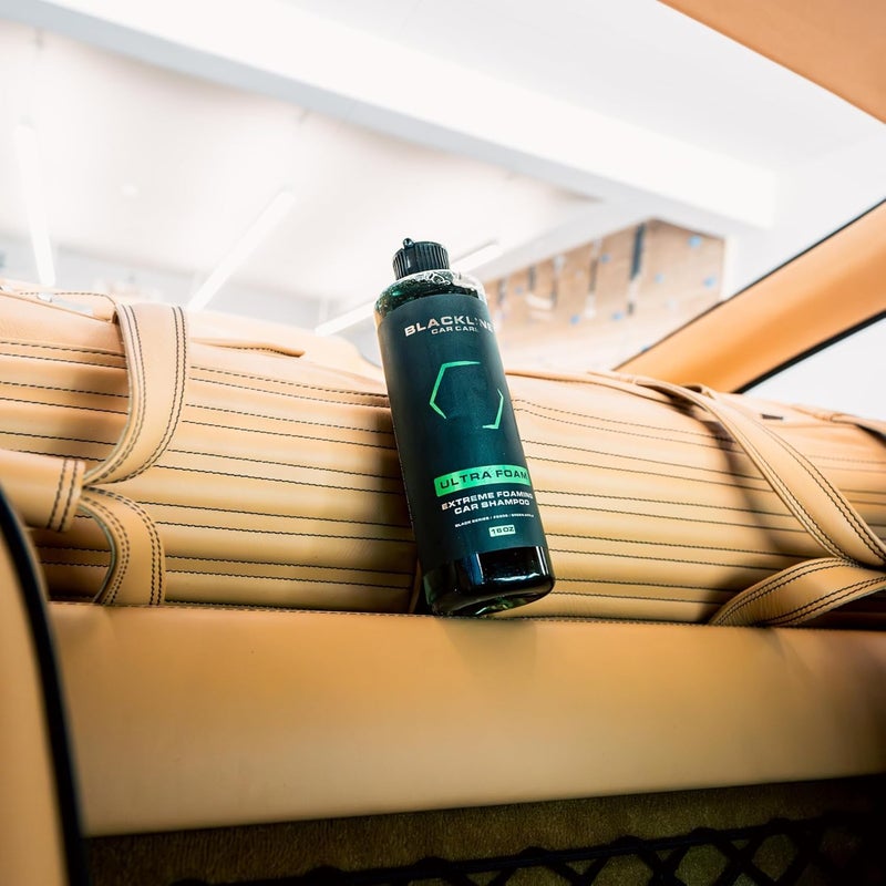 Blackline Automotive Extreme Foaming Car Shampoo - Extreme Ultra Foam Perfect for Ceramic Coatings - Compatible with Foam Cannon for Pressure Washer (16 FL Oz, Green Apple) - Image 5