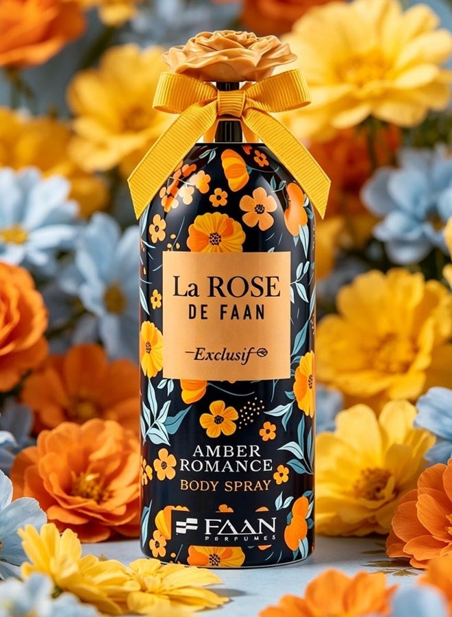 فاان معطر للجسم عنبر رومانسي 250 مل - Image 3
