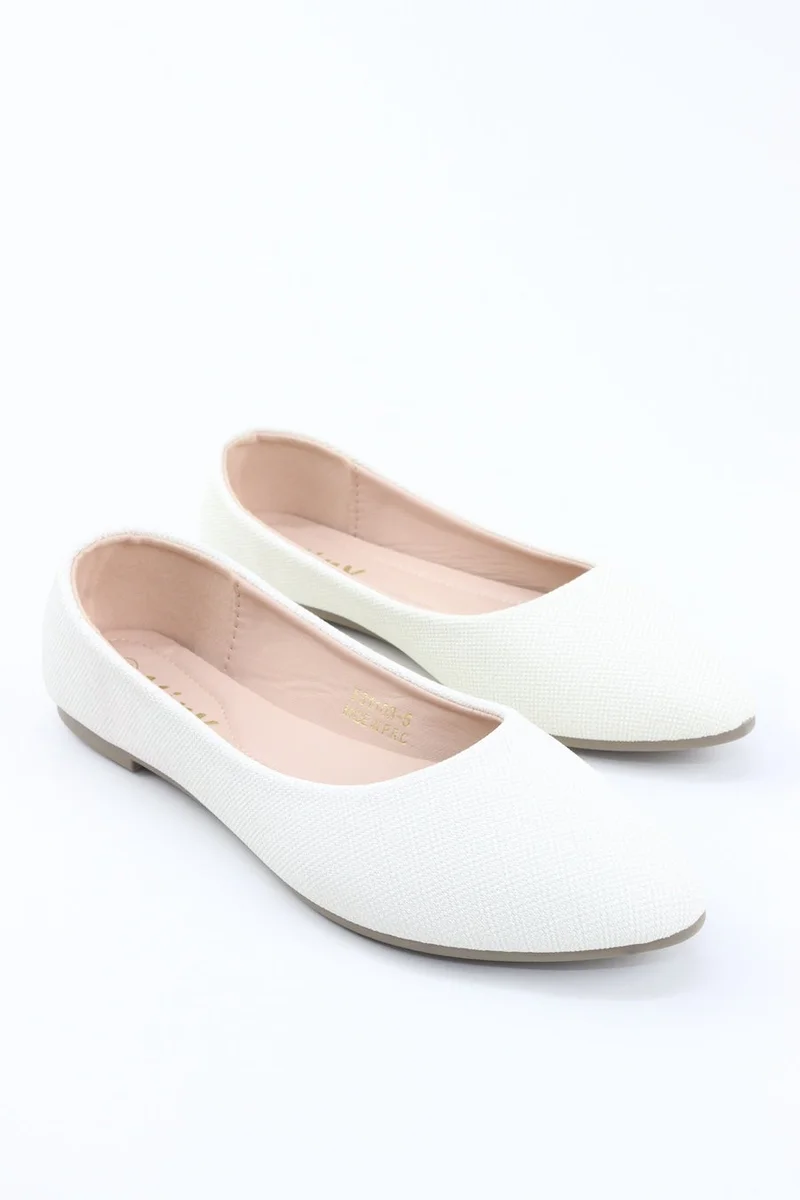 Viny VINY Women's Cushioned Ballet Flats – Lightweight Slip-On Flat Shoes, Comfortable Everyday Walking & Office Ballerina Shoes with Soft Support Insole