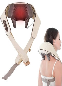 YOMNA Mini Kneading Neck Massager Shoulder,Waist,Back Legs And Neck Hot Compress Massager Trapezius Massage Free Hands  - Image 5