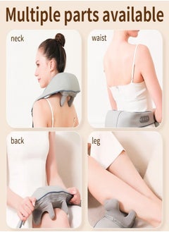 YOMNA Mini Kneading Neck Massager Shoulder,Waist,Back Legs And Neck Hot Compress Massager Trapezius Massage Free Hands  - Image 4