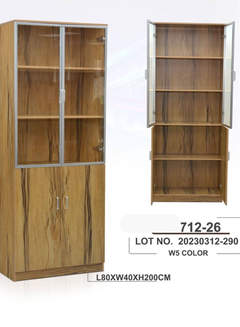 KARNAK Karnak Book Shelf Wooden Bookcase File Rack Storage for Home, Office, School, Library, Study Room, Living Room, Bedroom -Color W5 712-26  - Image 2