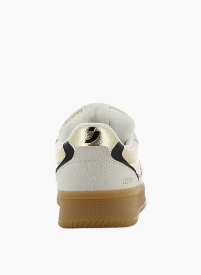 SJ SJ Women's Metallic Lace-Up Closure Sneakers - Image 4
