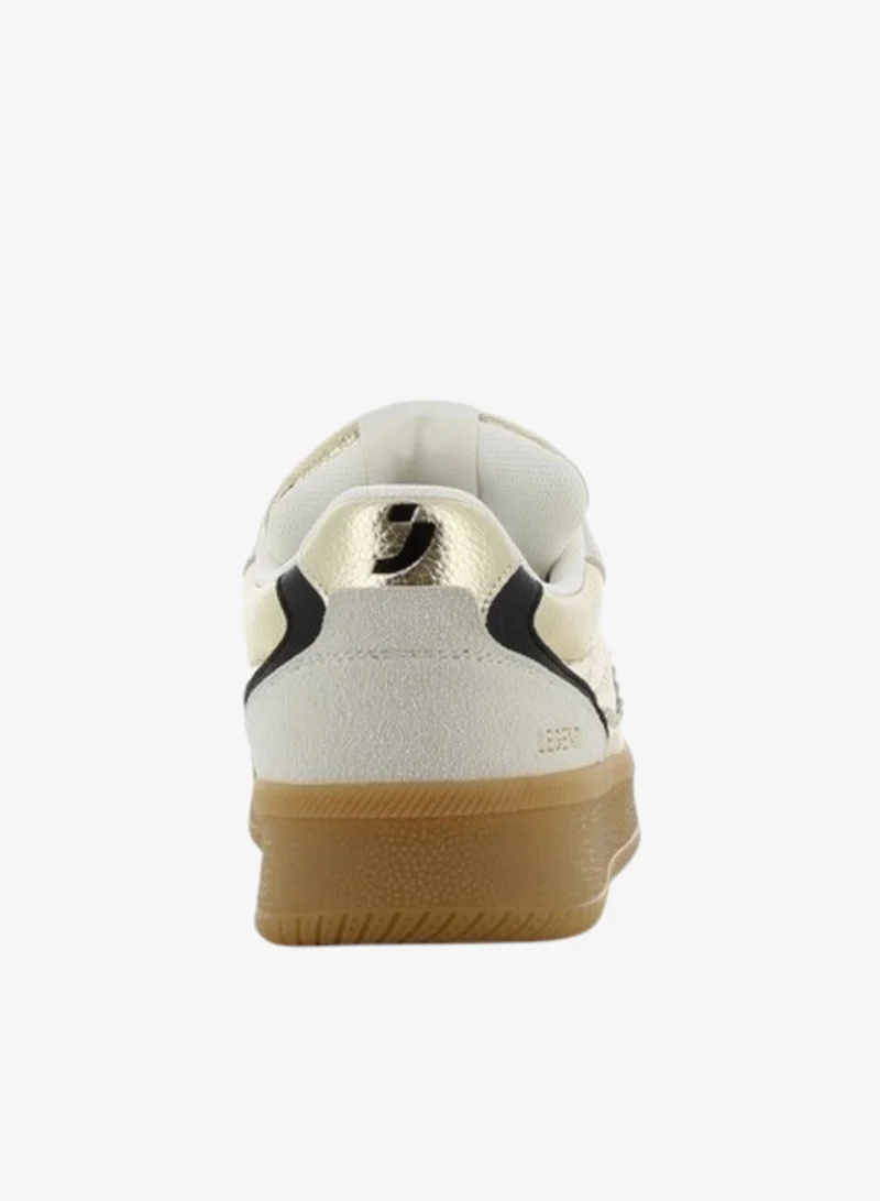 SJ  SJ Women's Metallic Lace-Up Closure Sneakers for Women | Best Price UAE