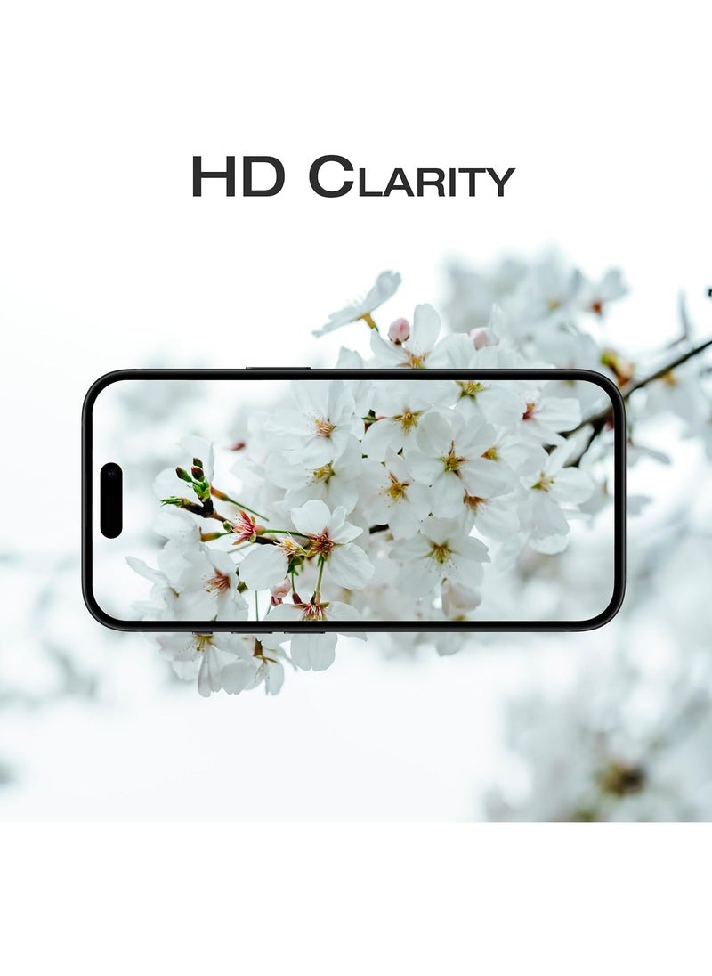ELTRAZONE Camera Lens Protector for iPhone 15 Pro and 15 Pro Max Tempered Glass Aluminum Ring Cover, HD Clear, iPhone Camera Design Matching, Anti-Reflection, Anti-Scratch, Full Set (Black Titanium)  - Image 4