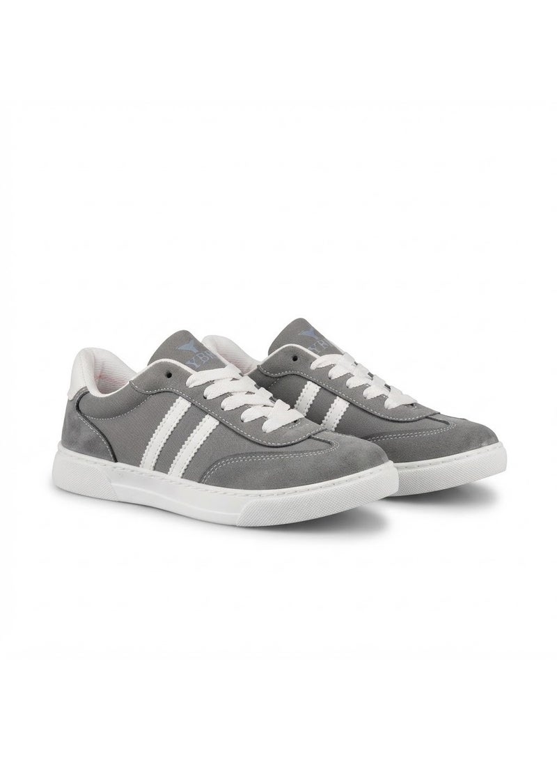 Vbranda Stylish women's sneakers crafted from soft suede SN-38-GRAY - Image 3