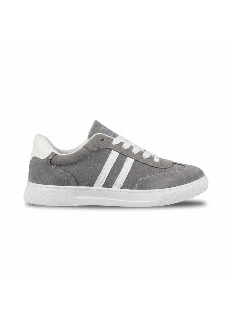 Vbranda Stylish women's sneakers crafted from soft suede SN-38-GRAY - Image 4