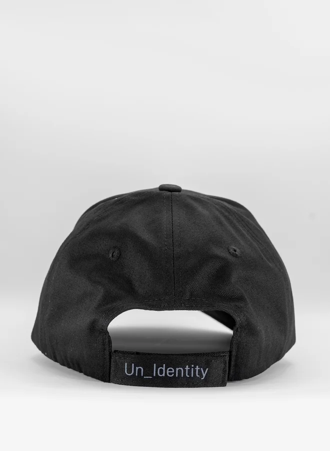 ملابس الهوية Black Organic Cotton Baseball Cap