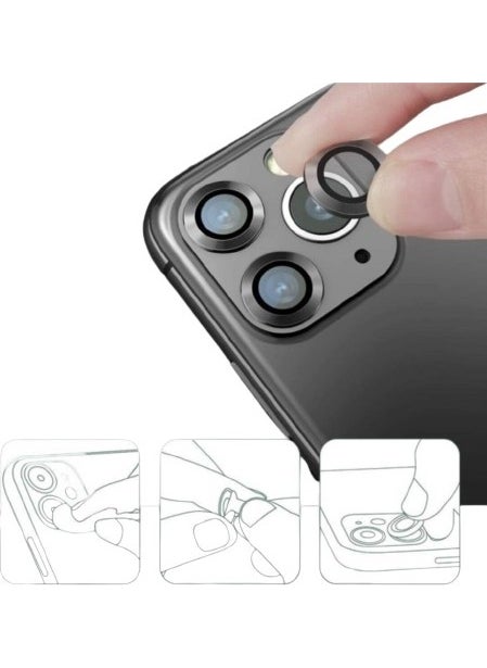 TahTicMer Apple iPhone 13 Mini Camera Lens Protector Unbreakable Metal Frame Camera Lens Protection  - Image 2