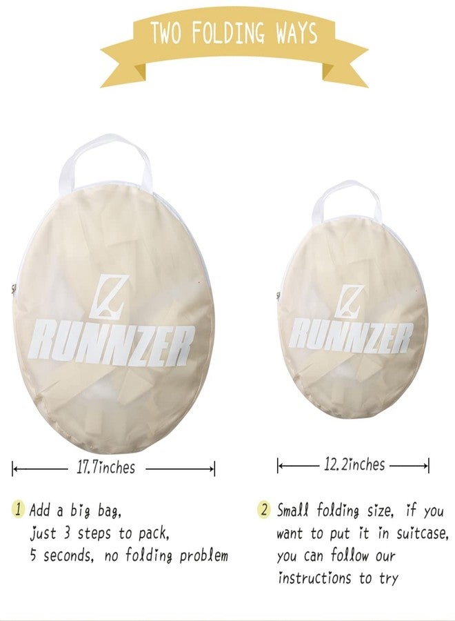 L RUNNZER Pop Up Pack N Play Tent, Baby Net to Keep Toddler in, Mini Crib Canopy for Pack and Play, See Through, Breathable & Portable - Image 3