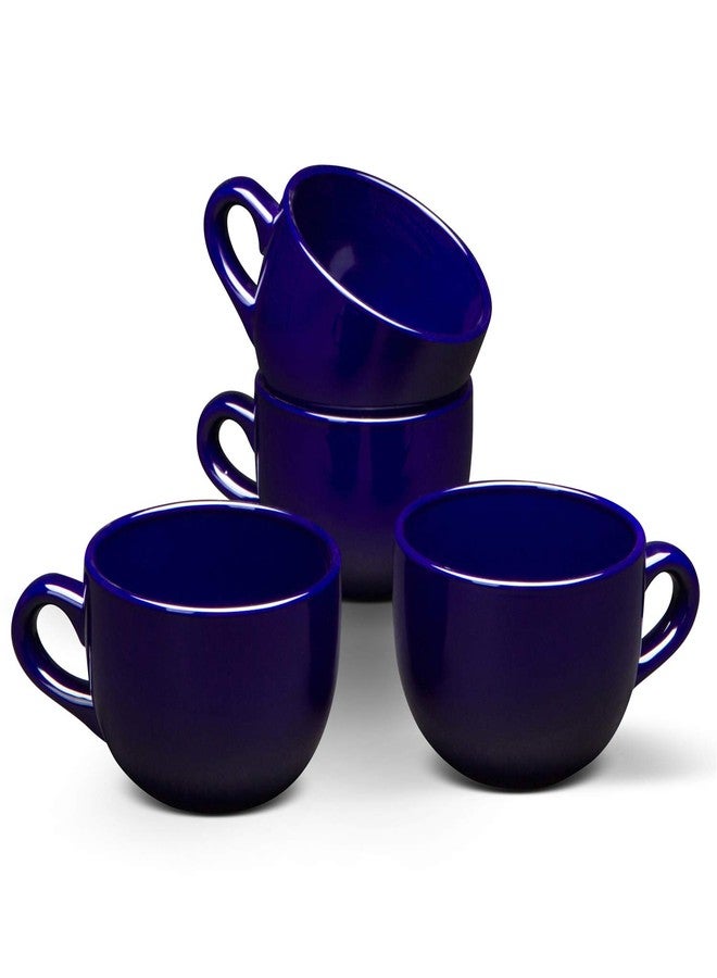 Serami Oversized Ceramic Coffee Mug with Handle - Large 22 oz Coffee Cup, Perfect for Latte, Cappuccino, Soup, Cereal - Ideal for Everyday Use - Ceramic Bowl Set, Large Coffee Mug Set (Cobalt 4 Pack) - Image 1